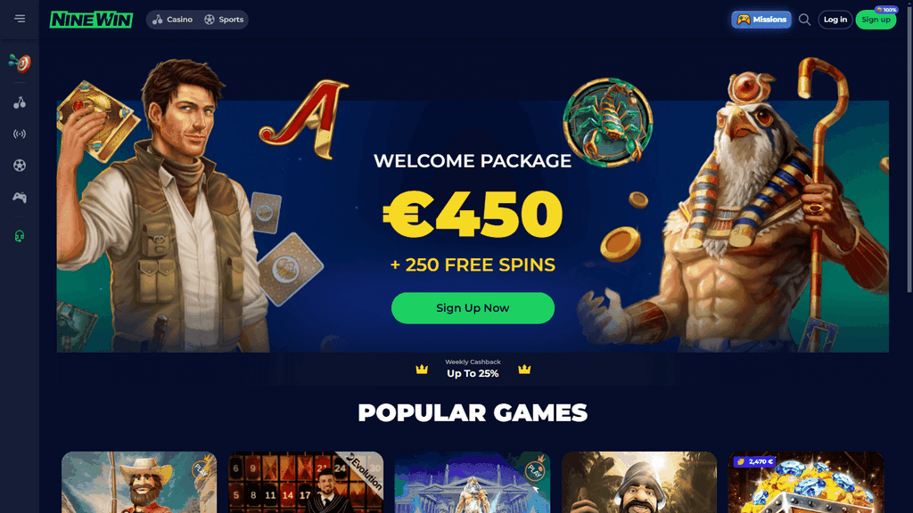Avis sur NineCasino - Évaluations des professionnels et des joueurs (2026)